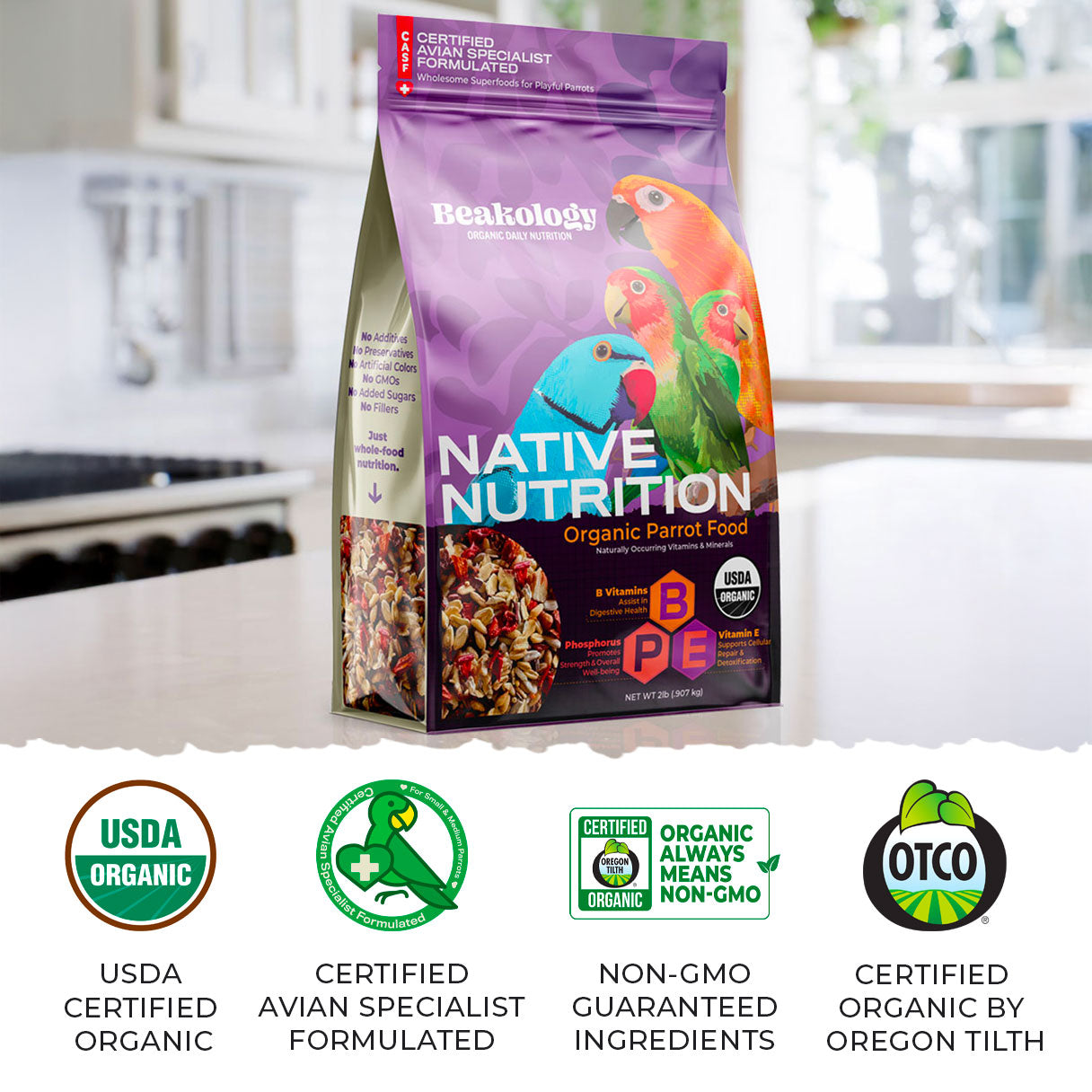 Native Nutrition Organic Parrot Food