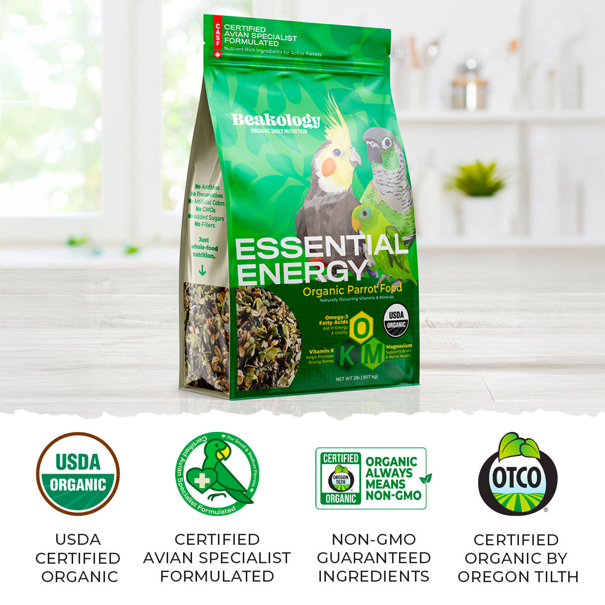 Essential Energy Organic Parrot Food