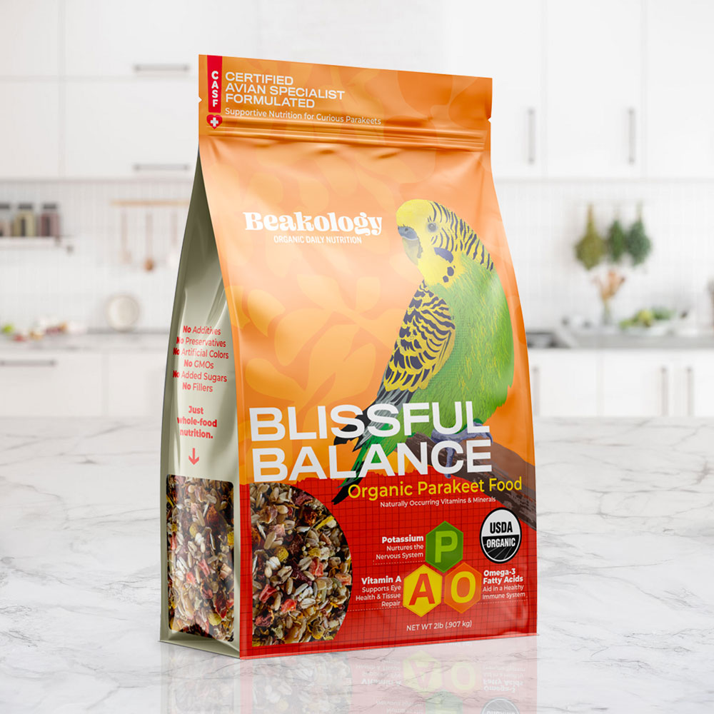 Blissful Balance Organic Parakeet Food