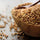 close up of buckwheat groats